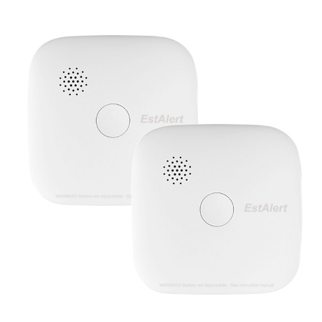 EstAlert Mini Suitsuandur 10 aastase patareiga - Standard (2TK pakis)