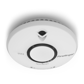 Детектор дыма FireAngel с кнопкой отключения звука с питанием 20-240вольт от сети 